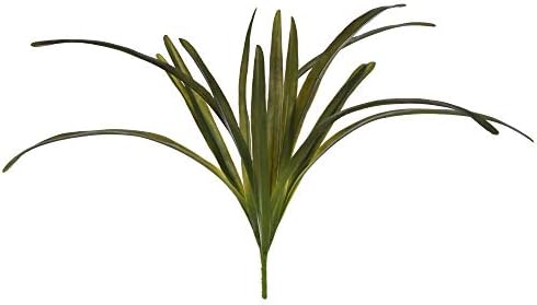 Vickerman Artificial Green Orchid Leaves Bush 32 Inch