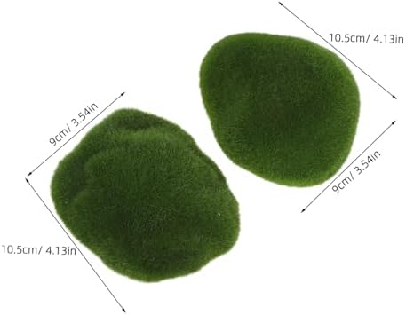 6pcs Covered Moss Decor for Indoor Greenery