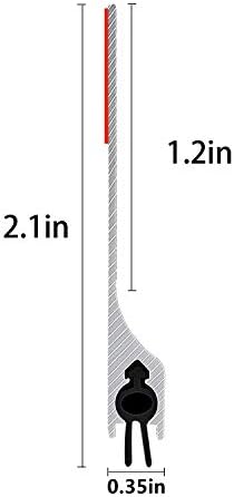 42 Inch Door Draft Stopper with Aluminum Seal