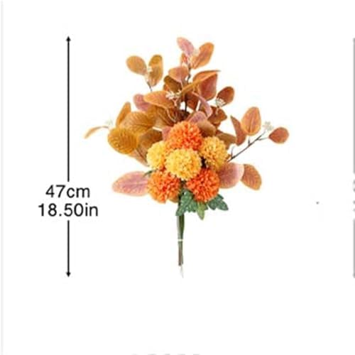 Artificial Flowers Silk White Bridal Wedding Anemone Bouquet Home Decor