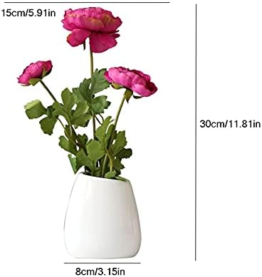 GaRcan Artificial Flowers Rose Arrangement in Vase