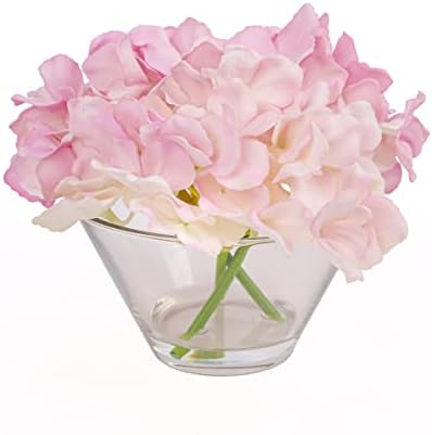 National Tree Company Artificial Hydrangea Bouquet Purple 8 Inches