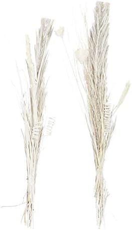 Deco 79 Dried Pigeon Pea Tall Sticks Natural Foliage Set of 2