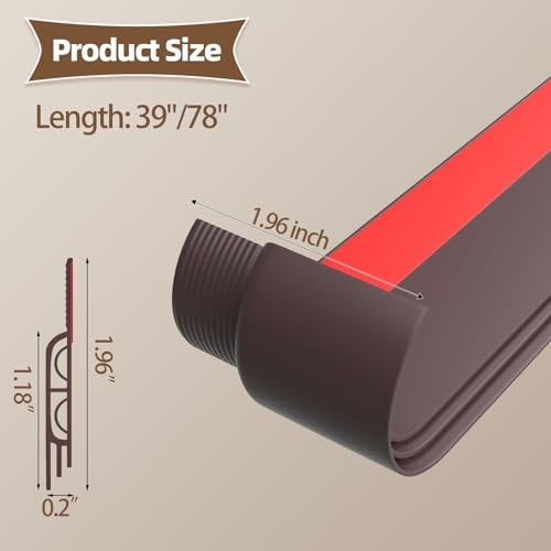 Vannesse 78 Inch Door Draft Stopper Seal