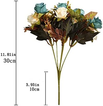 GaRcan Artificial Flowers Bouquet with Silk Rose Peony Hydrangea