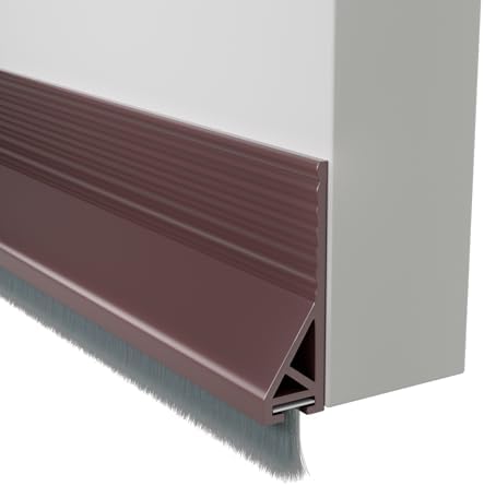 Vannesse Door Draft Stopper with Brush 2 Pack