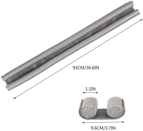 Adjustable Door Draft Stopper - 366 Inch Reduces Air Draft Noise
