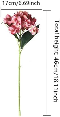 GaRcan Artificial Hydrangea Branch with Pot for Home Decor