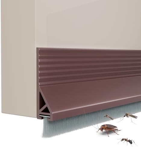 39 Inch Door Draft Stopper with Brush Strong Adhesive