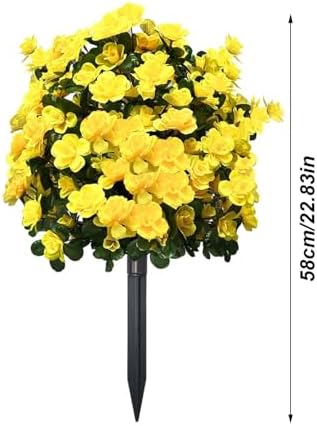 Artificial Flowers with Ground Spikes Purple 58cm