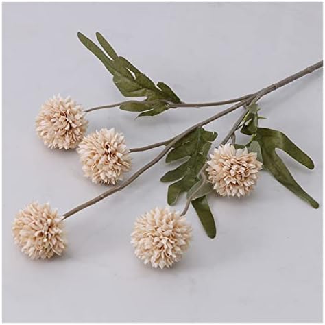 GaRcan Dandelion Flower Ball Artificial Flowers with Pots