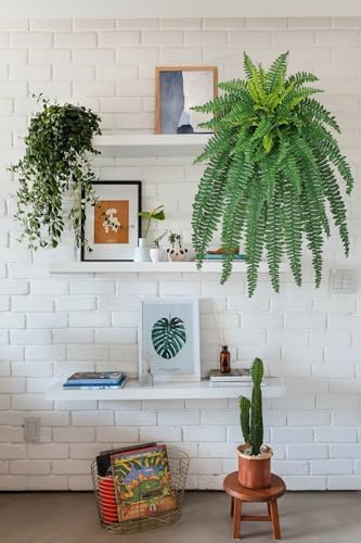 GnFlus 35 Inch Artificial Boston Fern Plants