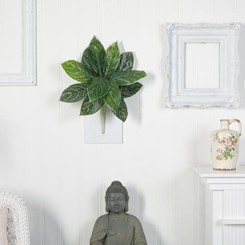 Nearly Natural 21in Silver Aglaonema Artificial Plant Set of 6