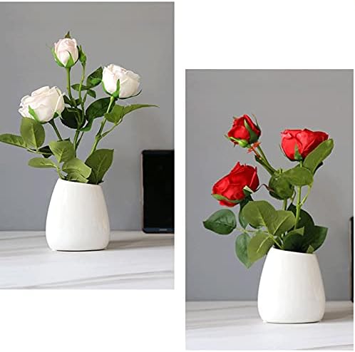 GaRcan Artificial Flowers Rose Arrangement in Vase