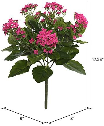 Vickerman Artificial Hot Pink Kanachoe Bush 1725 In