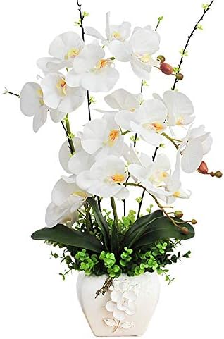 Real Touch Artificial Orchid Flowers for Home Office Decor