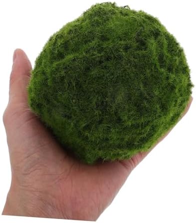 Happyyami Realistic Artificial Moss Ball 10cm Decorative Sphere