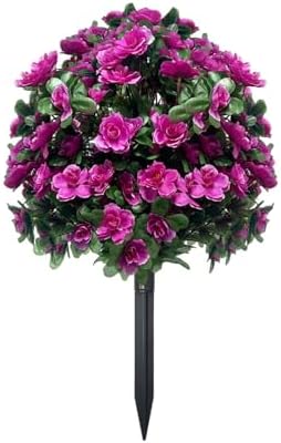 Artificial Flowers with Ground Spikes Purple 58cm