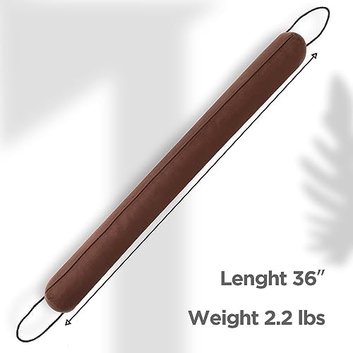 Sunolga 36 Inch Weighted Door Draft Stopper with Zipper Cover