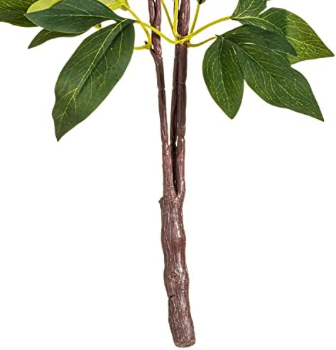 Vickerman 23 Inch Artificial Red Peony Bush