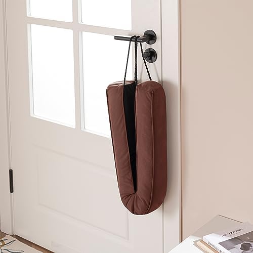 Sunolga 36 Inch Weighted Door Draft Stopper with Zipper Cover