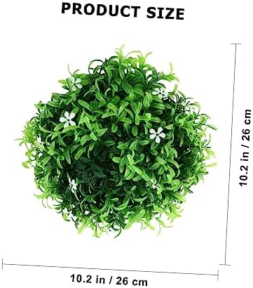 Artificial Grass Ball Pendant Lightweight Decor for Ceiling