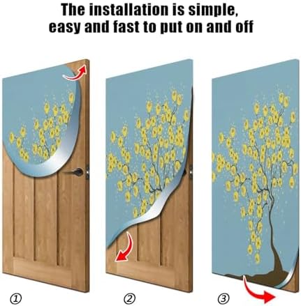 Susiyo Halloween Door Cover with Stretch Fabric 1