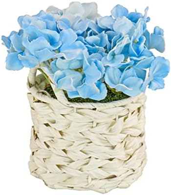 National Tree Company Artificial Hydrangea Bouquet Blue 10 Inches