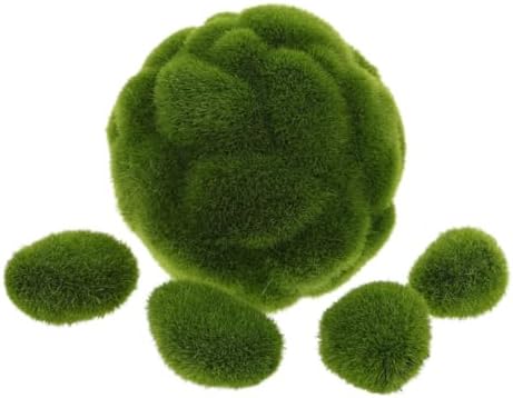 VICASKY 1 Set Realistic Artificial Moss Decorative Balls