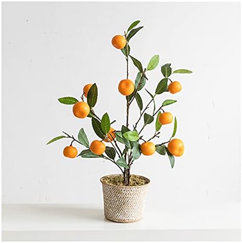 Artificial Pine Bonsai Tree 25 Inch Potted Fake Plants with Basket