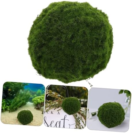 Happyyami Realistic Artificial Moss Ball 10cm Decorative Sphere