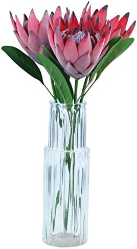 Tinsow Artificial Protea Cynaroides Red 3 Pieces