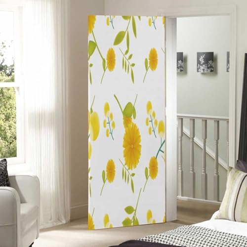 Susiyo Cute Halloween Door Cover with Stretch Fabric 32x79 in