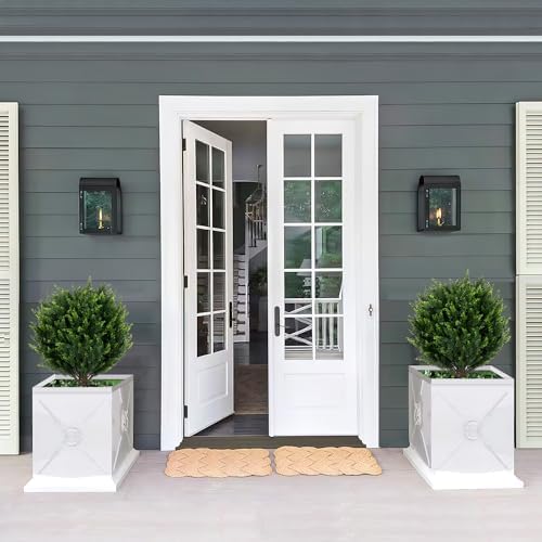 Keepinno 21 T Artificial Cedar Topiary Ball Tree 2 Pack