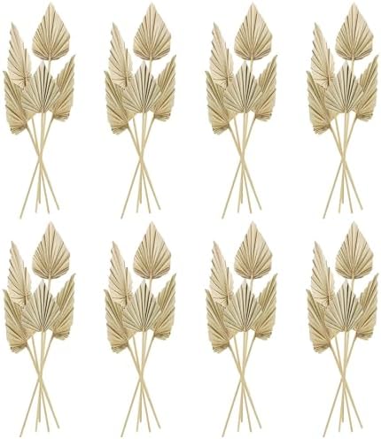Cenkaiyang 40 Pcs Boho Dried Palm Spears Leaves Decor