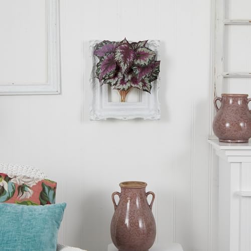 Nearly Natural Wax Begonia Bush Set of 6