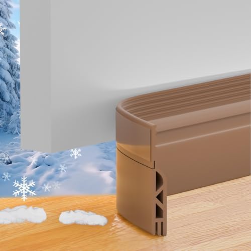 Under Door Draft Stopper with Noise Muffling