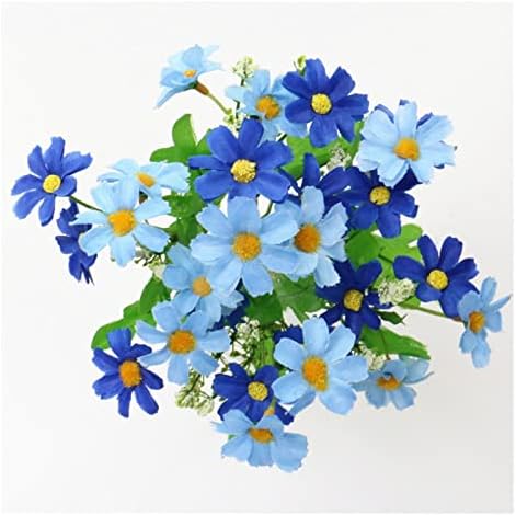 GaRcan Artificial Flowers Bouquet 7 Branch 28 Heads Silk Daisy
