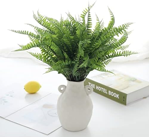 Grand Verde Boston Ferns Artificial Plants 10pcs Dark Green