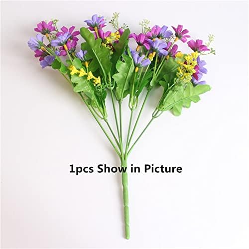 GaRcan Artificial Flowers Bouquet 7 Branch 28 Heads Wedding Decor