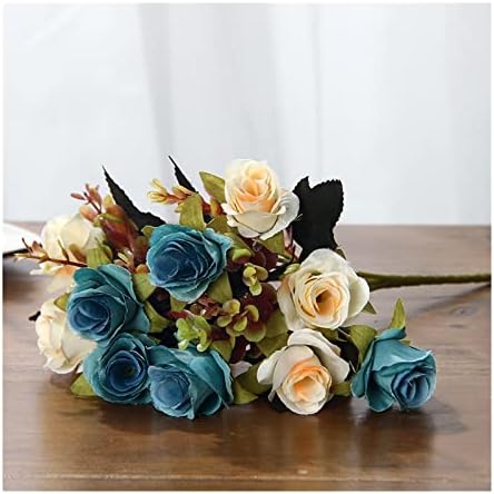 GaRcan Artificial Flowers Bouquet with Silk Rose Peony Hydrangea