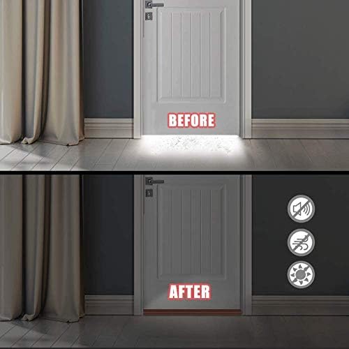 Suptikes Upgraded Door Draft Stopper 3 W x 37 L Brown