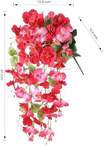 Ivydale Artificial Hanging Hibiscus Flowers 2pcs