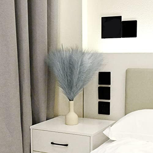 6 PCS Faux Pampas Grass Arrangement Grey 1