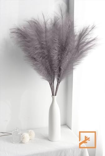 Zifty 7-Pcs 38 Inch Faux Pampas Grass Artificial Flower Set