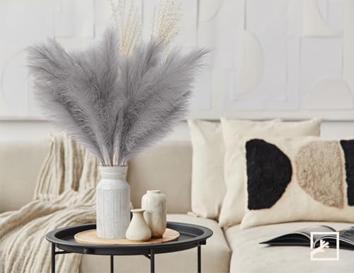 Zifty 7-Pcs 38 Inch Faux Pampas Grass Artificial Flower Set