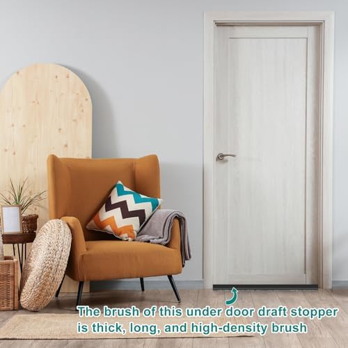 UXCELL Door Sweep 2 x 40 Draft Stopper for Doors