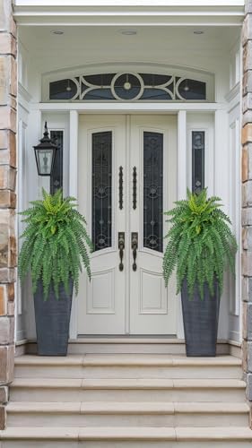 GnFlus 35 Inch Artificial Boston Fern Plants