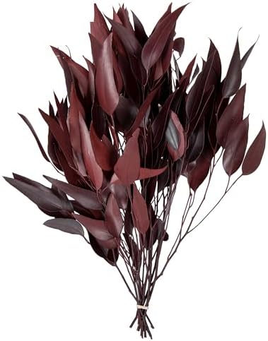 Vickerman 18 In Red Weeping Willow Eucalyptus Bundle