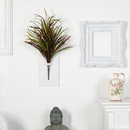 Nearly Natural 28in Fall Vanilla Grass Artificial Plant Set of 3